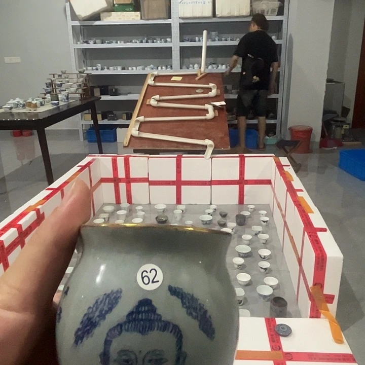爱***河景德镇手工手绘陶瓷茶具