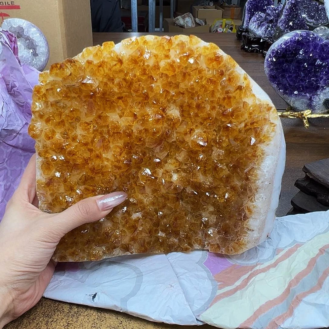 紫晶摆件未镶嵌晶体