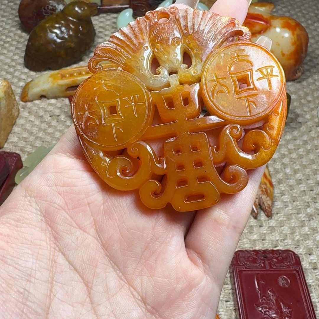 吊坠白玉菩提挂件