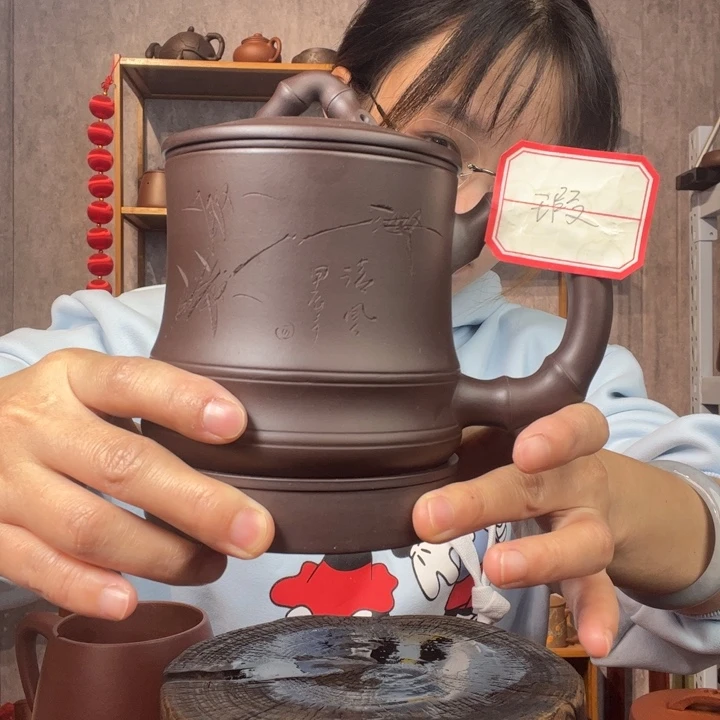 茶杯紫砂原矿紫砂杯