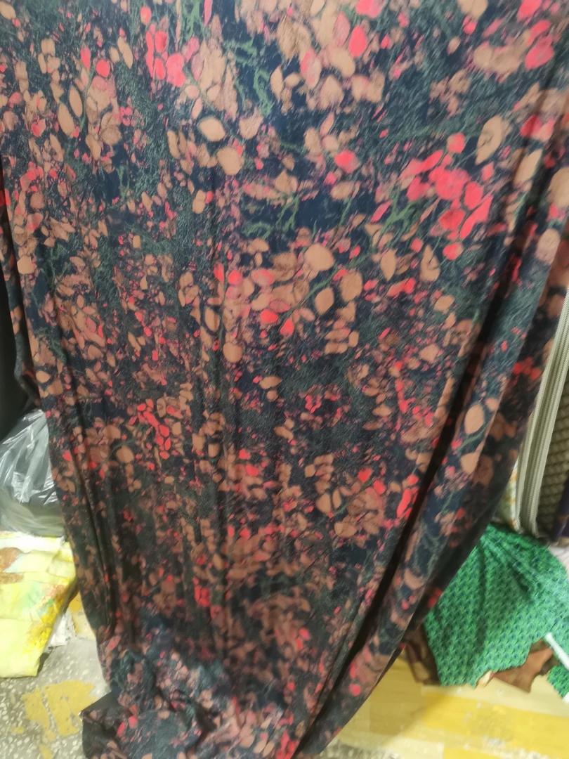 云锦缎红枫叶2米面料