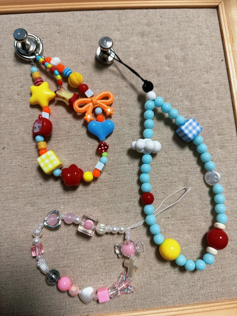 多巴胺可DIY手机挂链相机钥匙扣包包挂饰