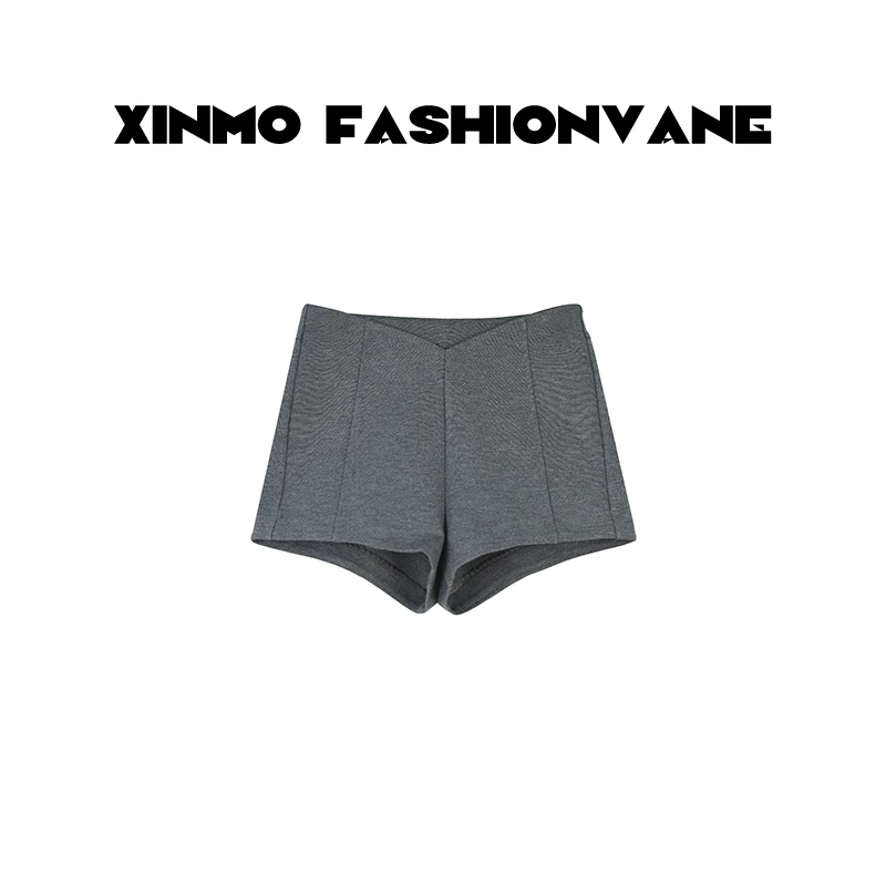 【XINMO买手店】修身显瘦显身材热裤辣妹高腰短裤C24122507