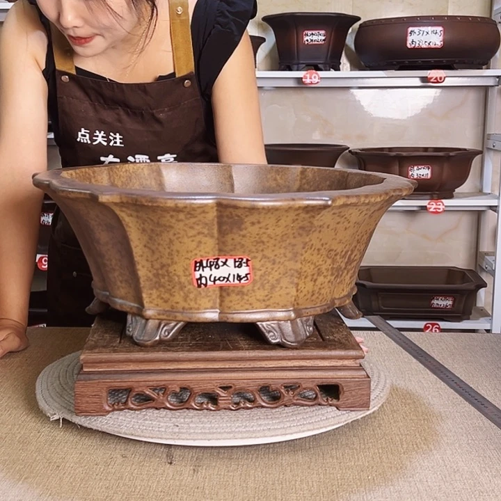 紫砂花盆紫砂花盆