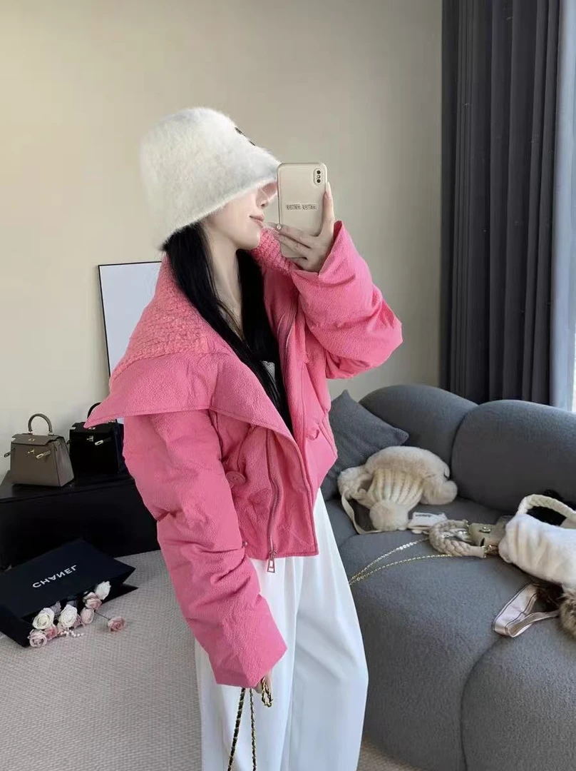 【杭州-新九天】NN124新款重工韩潮短款冬季短款羽绒服时尚百搭