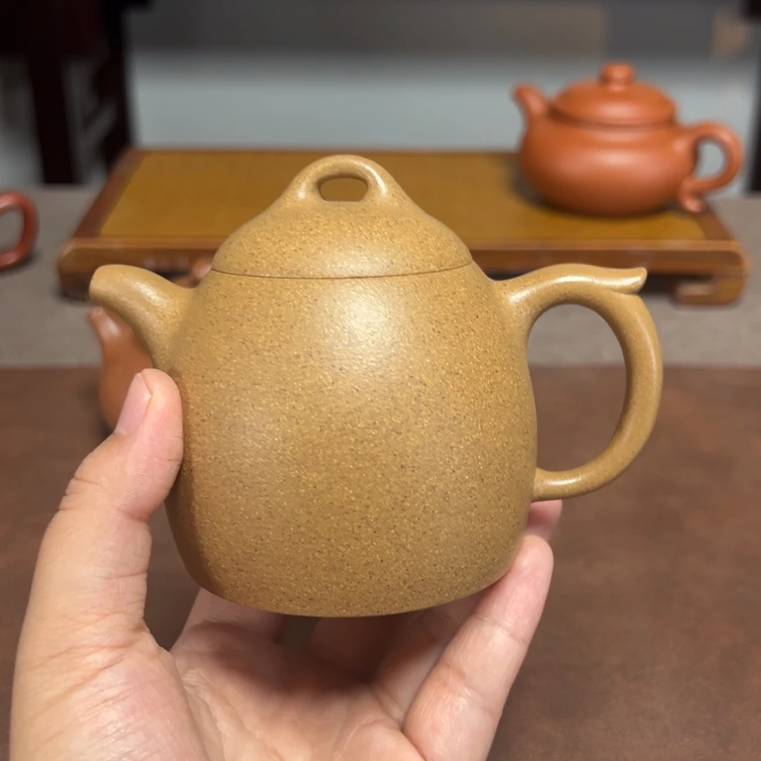 茶壶紫砂秦权黄金段200