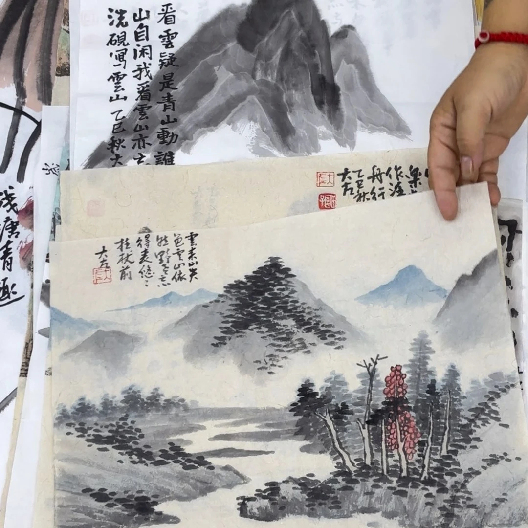 国画国画大左老师作品刘