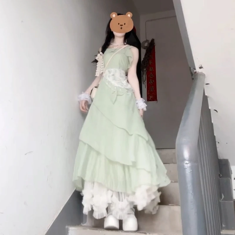 法式小众不撞款连衣裙子女2025夏季新款爆款高级感长裙洋气质衣服