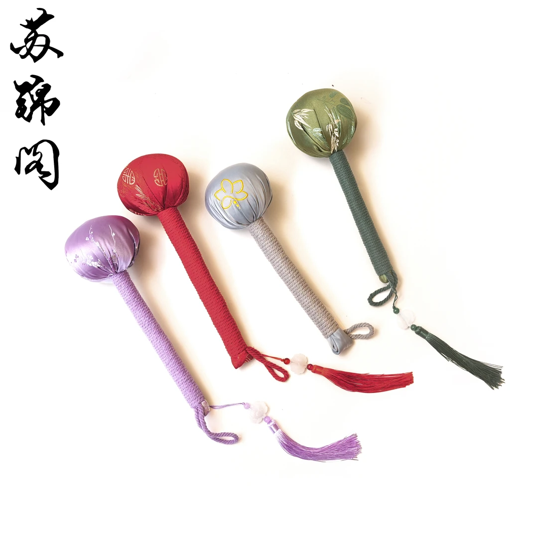 1959-艾草按摩捶肩颈敲打锤手工制作家用纯天然多功能