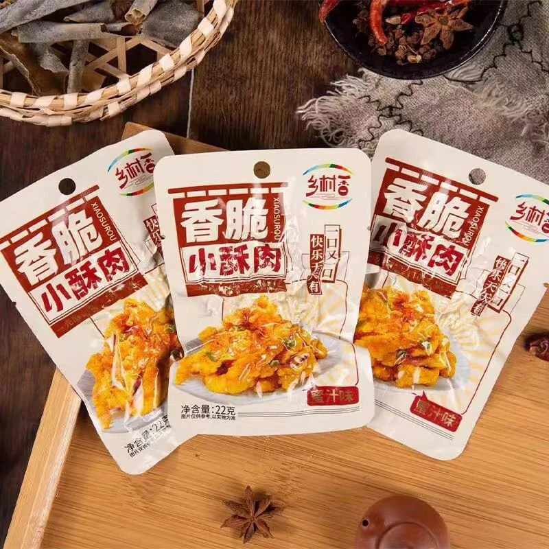 乡村香22g小酥肉蜜汁香脆零食熟食休闲食品香辣鸡肉追剧办公室