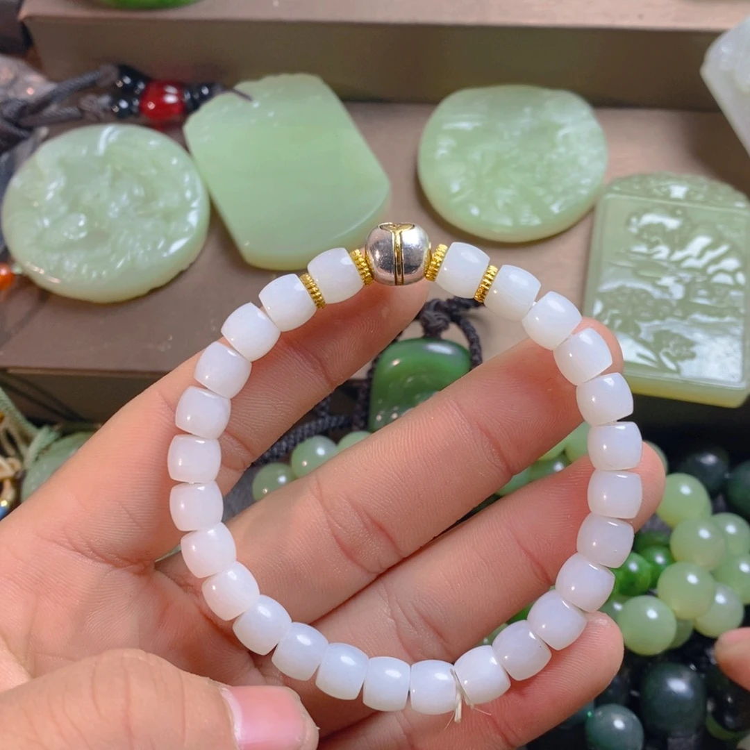 未镶嵌手链和田玉（糖玉）