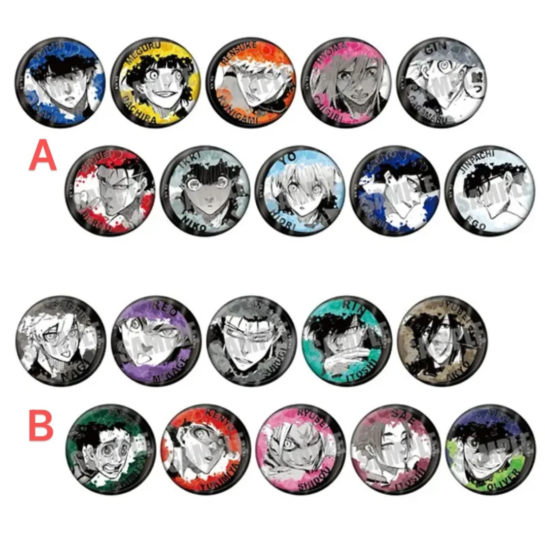 蓝色监狱 原画浮雕 吧唧徽章AB款（默认代拆）