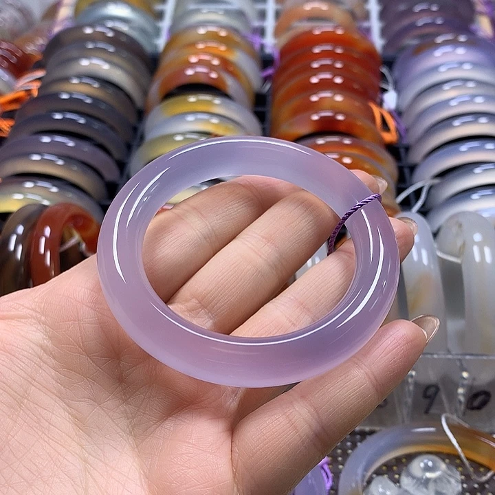 小***秋玛瑙/玉髓未镶嵌手镯