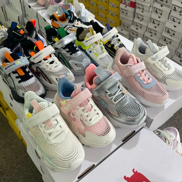 AbckidsABC童鞋秋冬季男女童加绒保暖时尚百搭二棉透气运动鞋