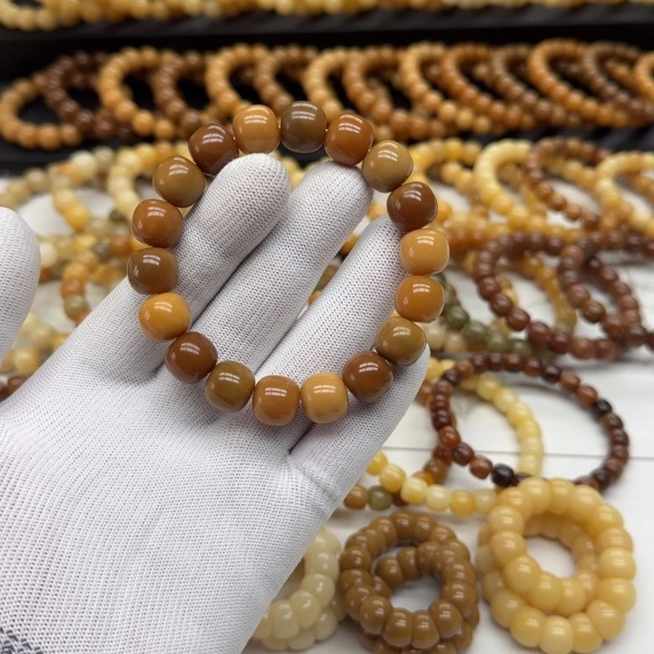 菩提根/象牙果手串12*13鬼工11年