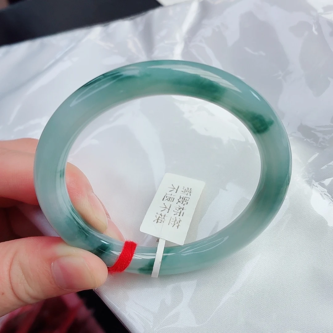 翡翠未镶嵌手镯天然翡翠A货