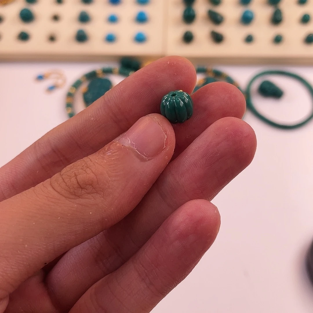 绿松石未镶嵌吊坠