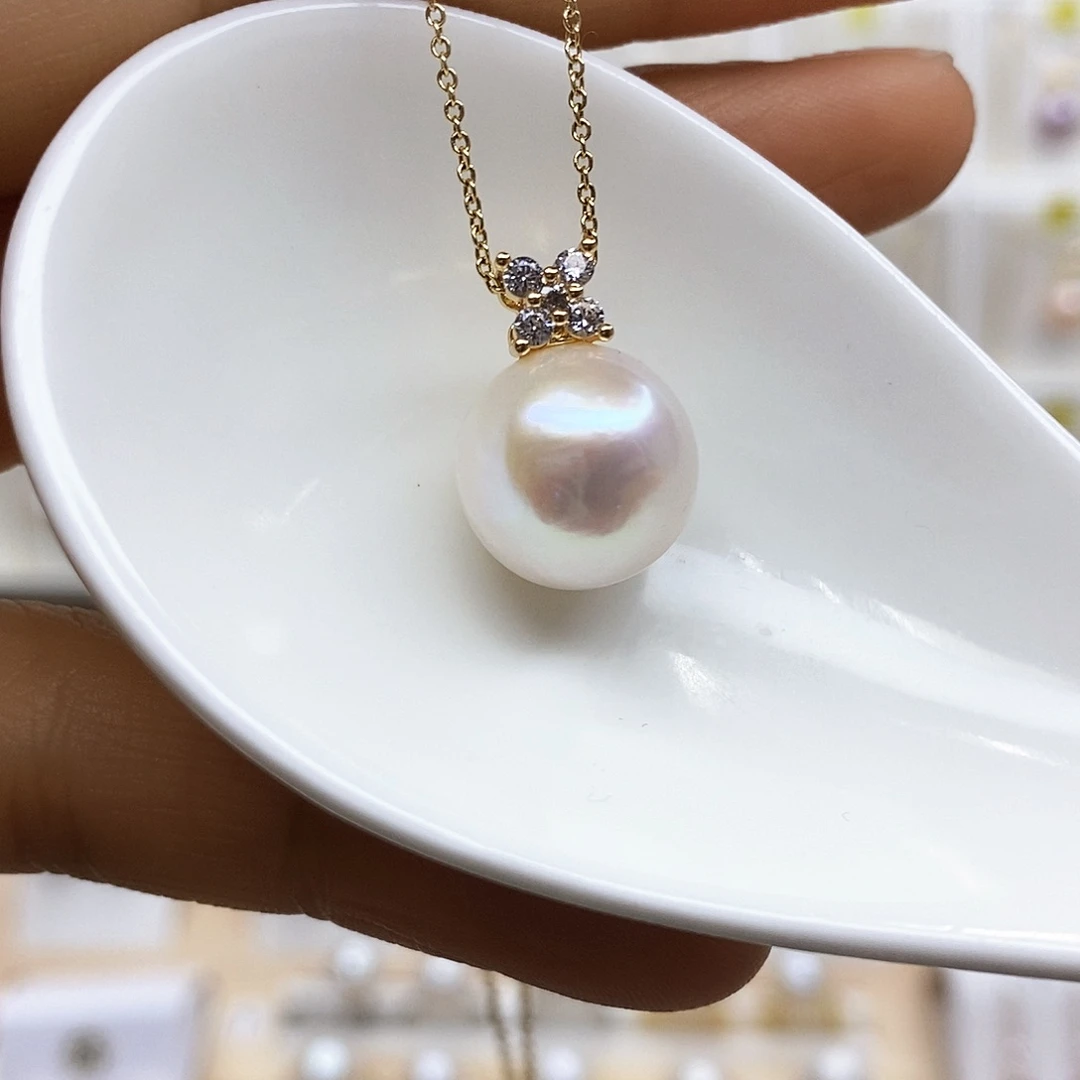 淡水珍珠颈饰合金