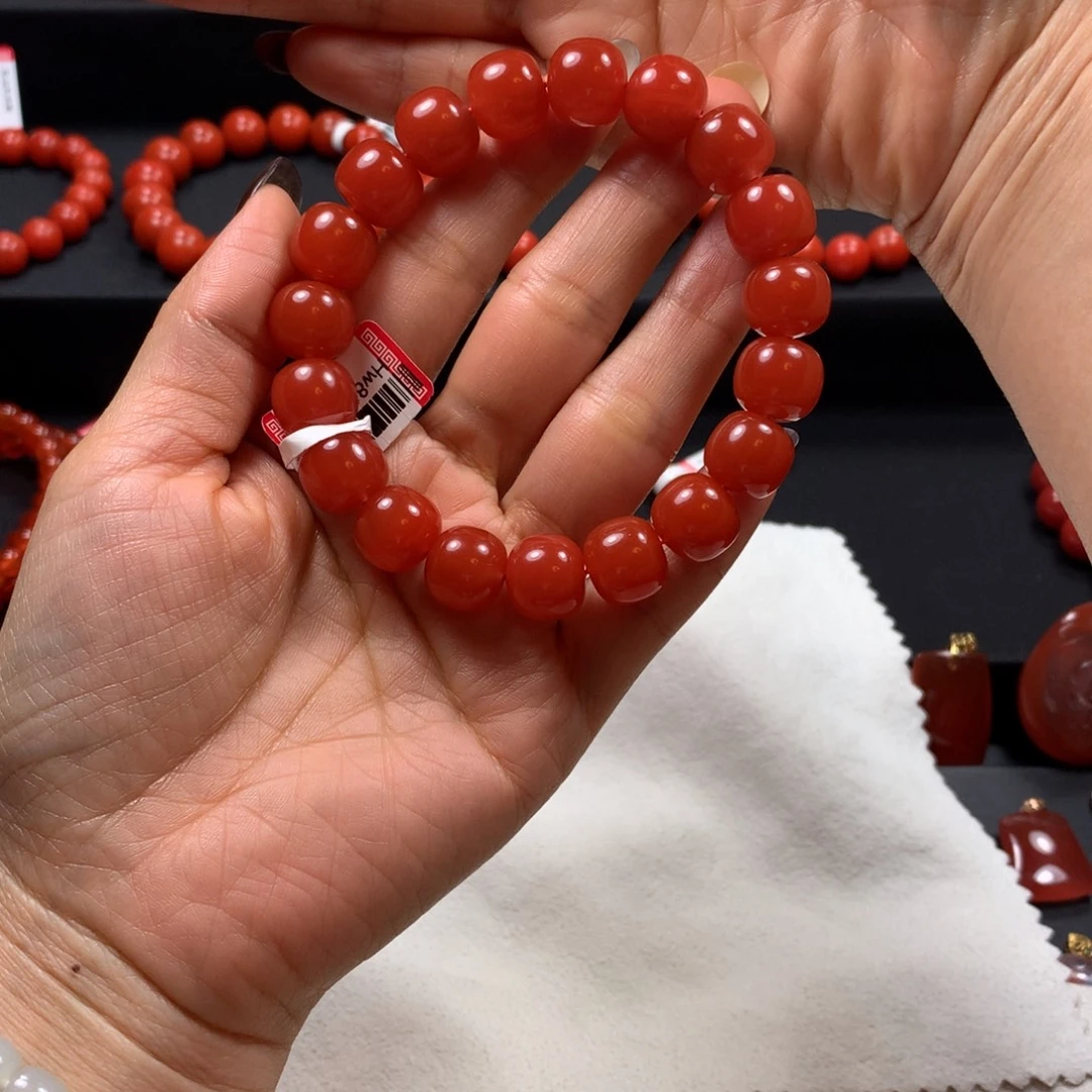 哈***乐南红玛瑙未镶嵌手串