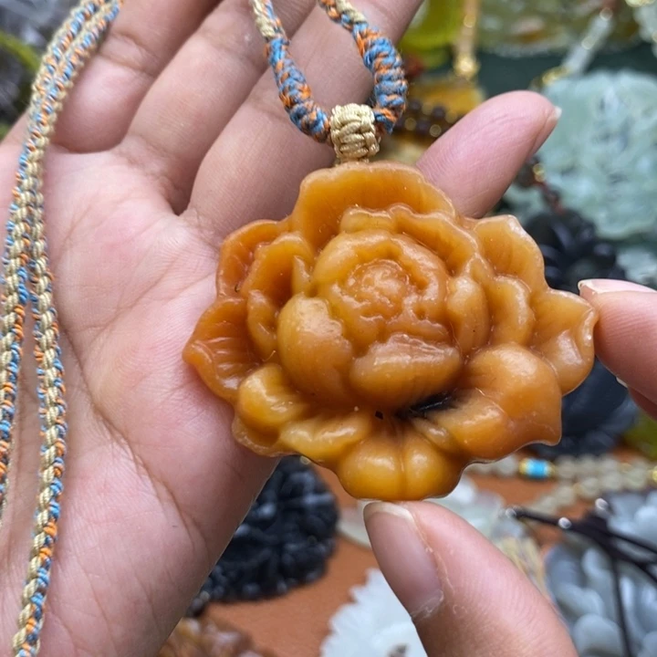 未镶嵌岫玉毛衣链锁骨链