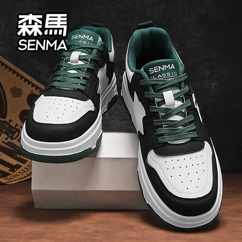 SENMA/森马男鞋春季百搭爆款四季潮鞋青少年高颜值休闲运动平板鞋