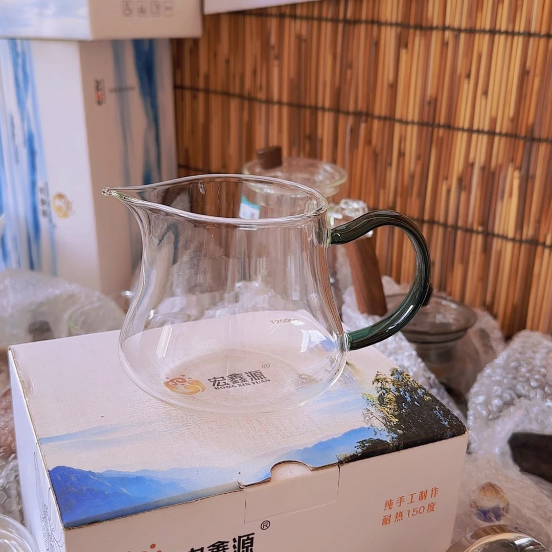 高硼硅玻璃茶水分离款瑕疵G406绿10.9