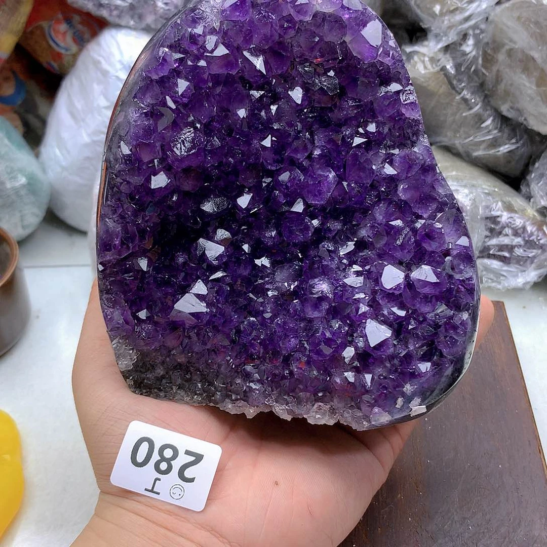 紫晶大型摆件（非配饰）未镶嵌鬼*七