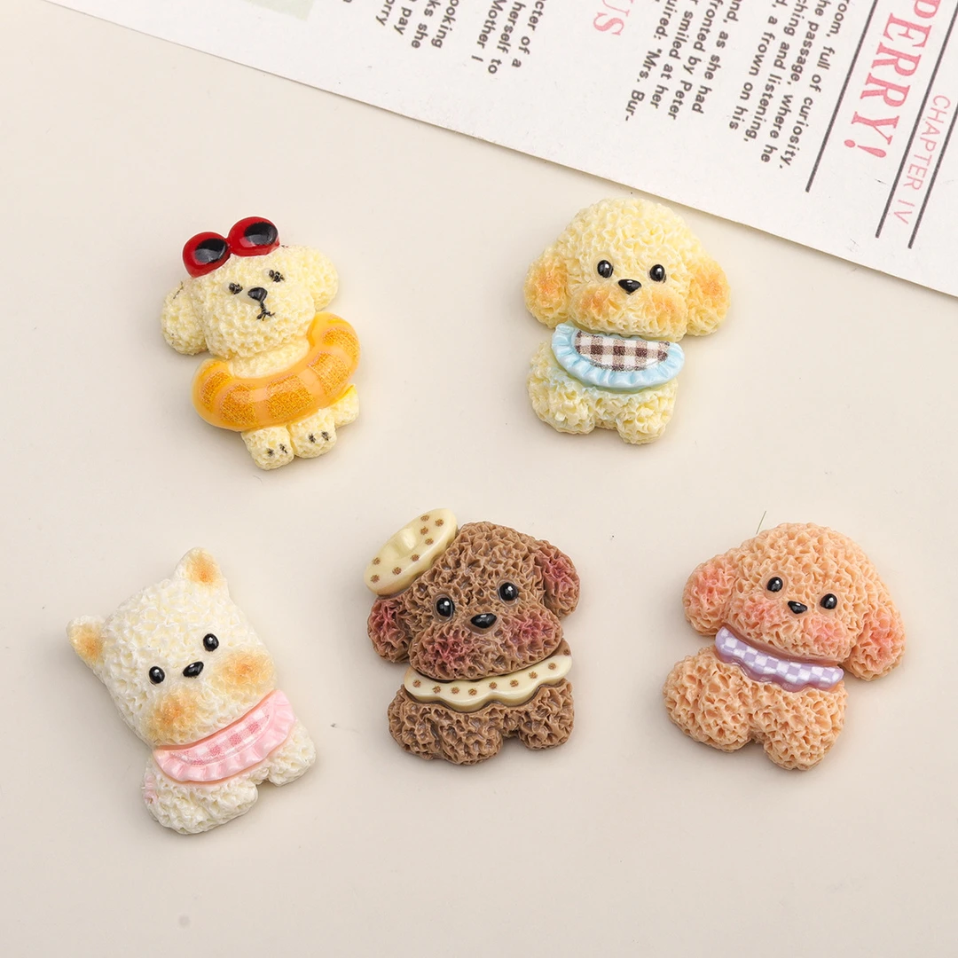 卡通花样小狗3D立体水杯贴纸中控显示屏贴电动车车载贴树脂DIY