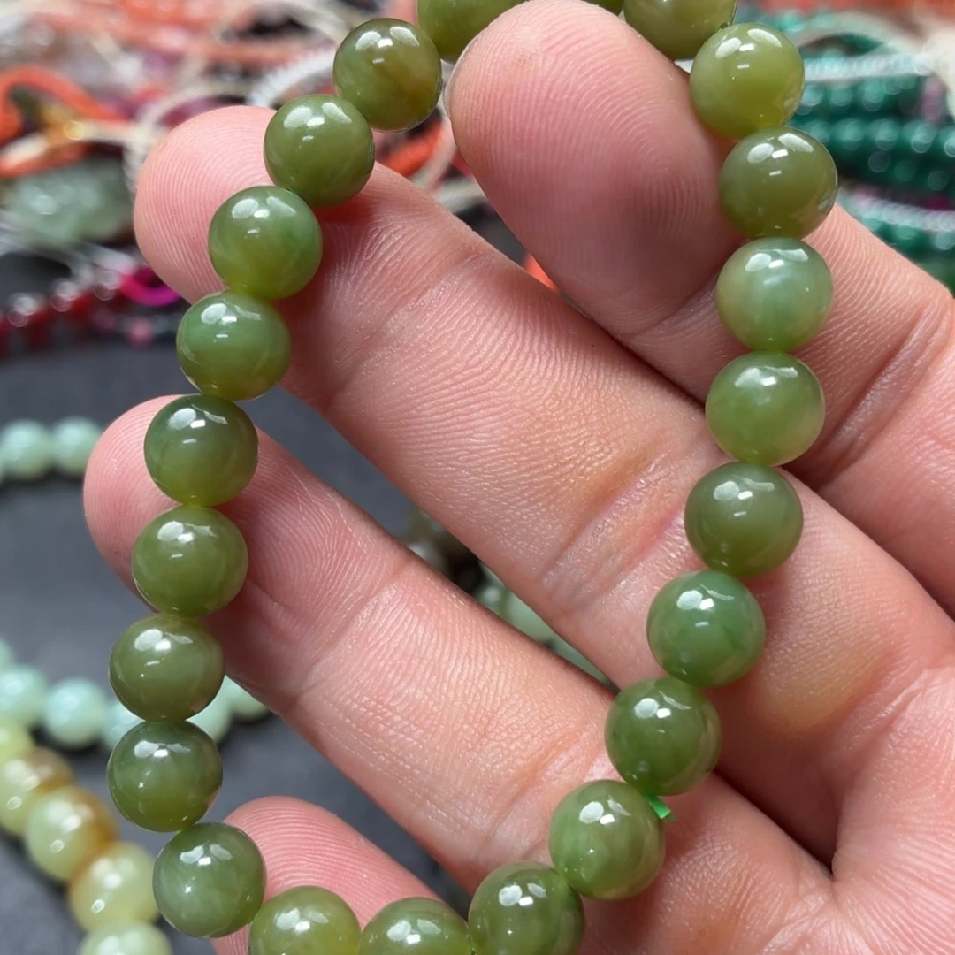 和田玉未镶嵌手链