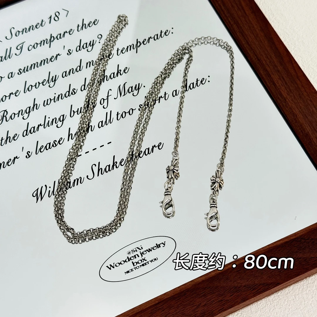 铜合金项链 XL-26复古宫廷个性甜美风简约素链子