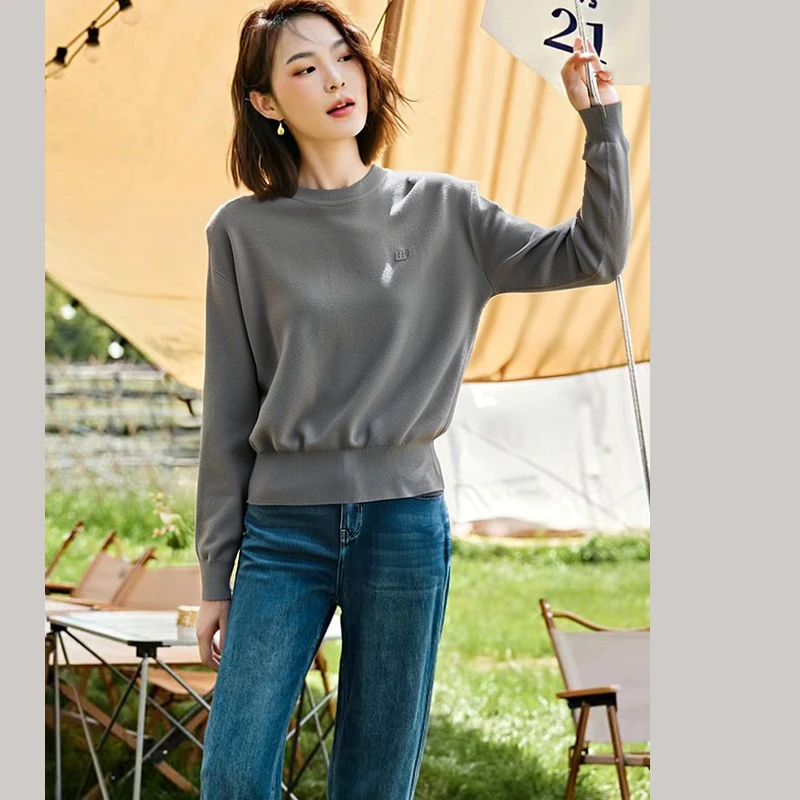 36856【N系列】圆领设计感毛衣针织衫C23Q3M5121