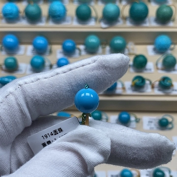 绿松石未镶嵌颈饰