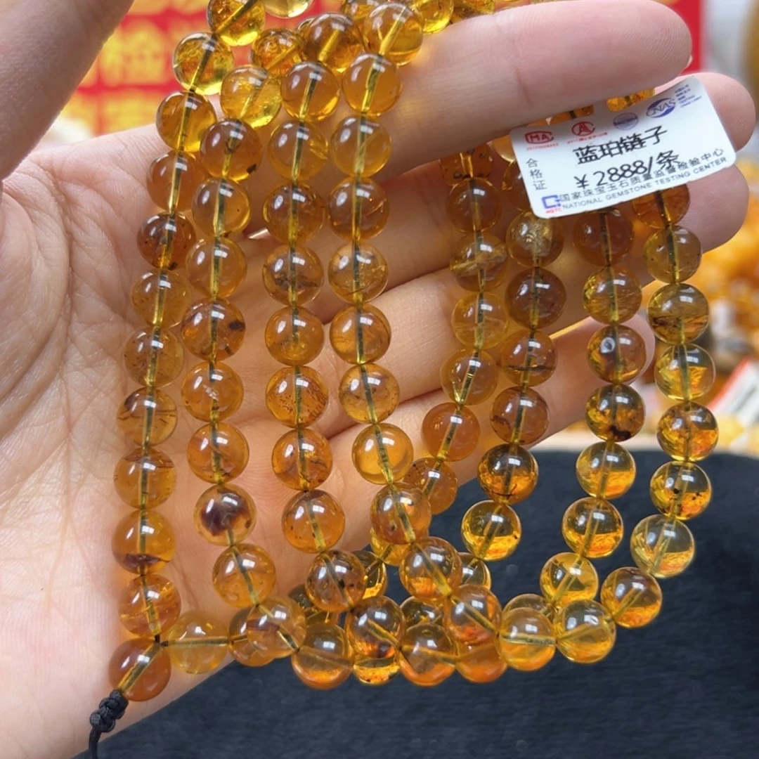 琥珀未镶嵌珠宝奇石