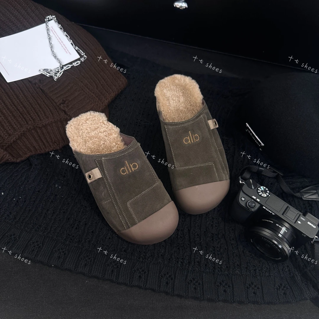 十七 shoes ~2025 欧洲站包头款包头拖棉拖鞋秋冬毛绒舒适