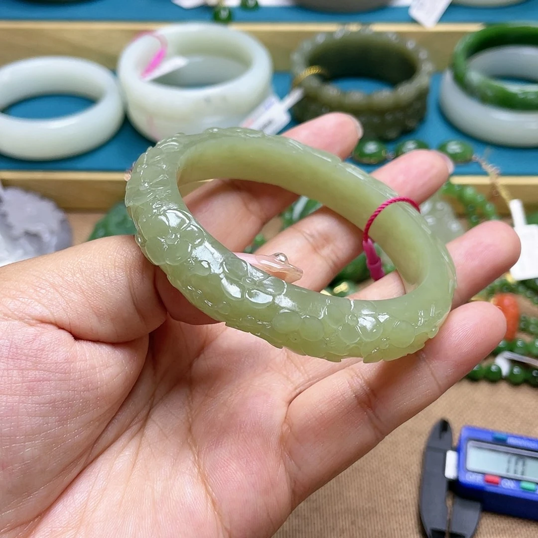 【闪购商品】和田玉手镯59圈口102未镶嵌