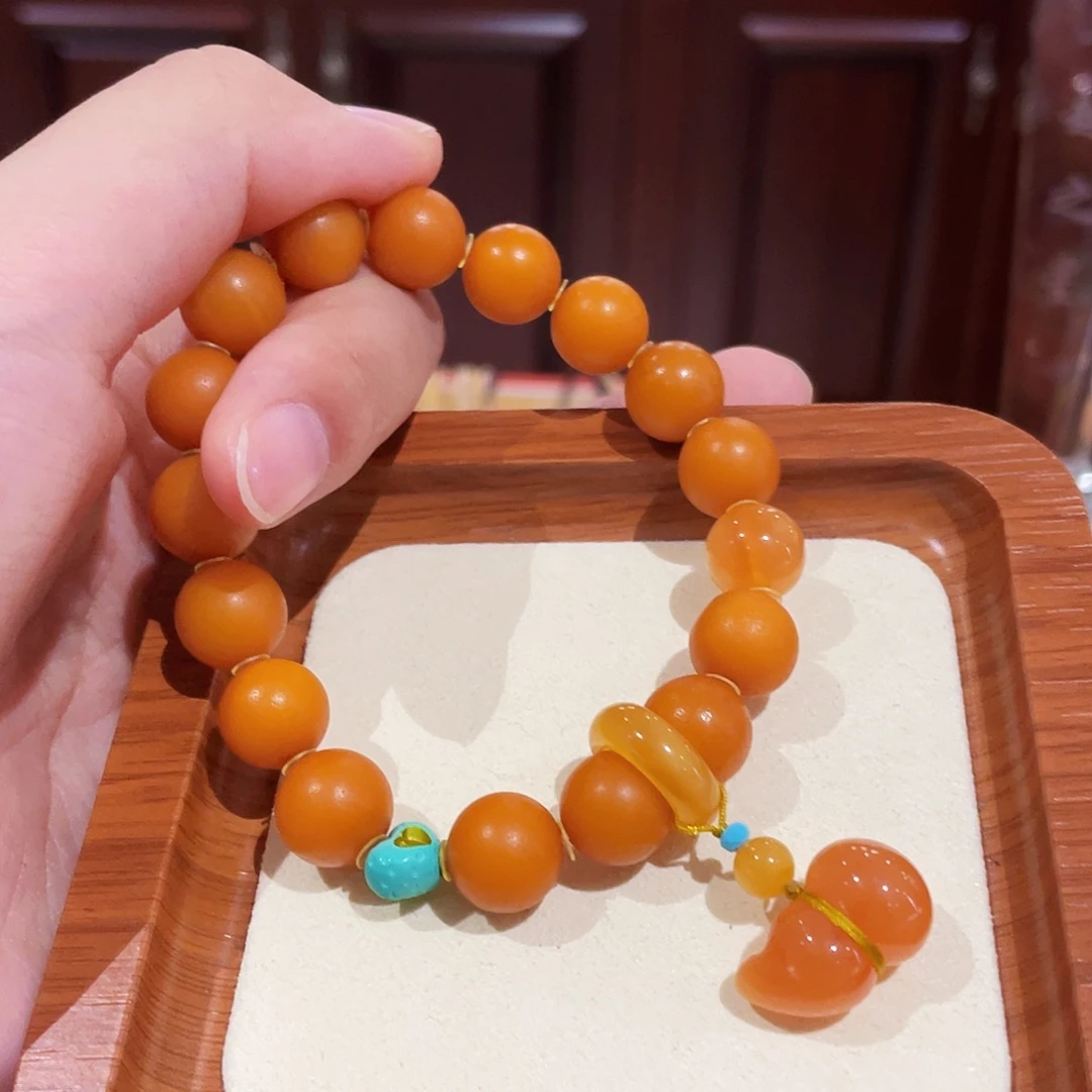 手链蜜蜡未镶嵌手串