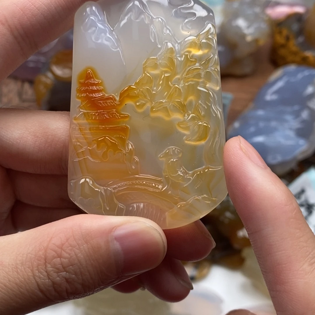 玛瑙/玉髓未镶嵌颈饰