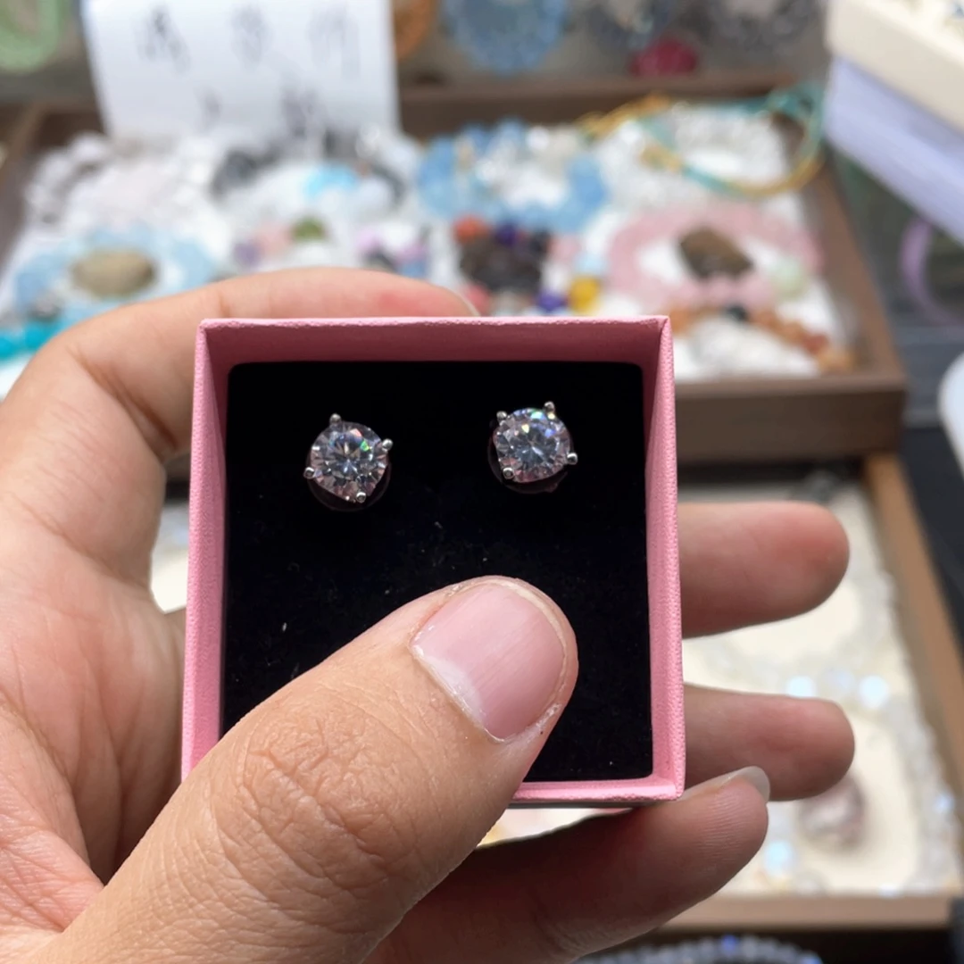 ****⁹手链烟晶未镶嵌耳钉111