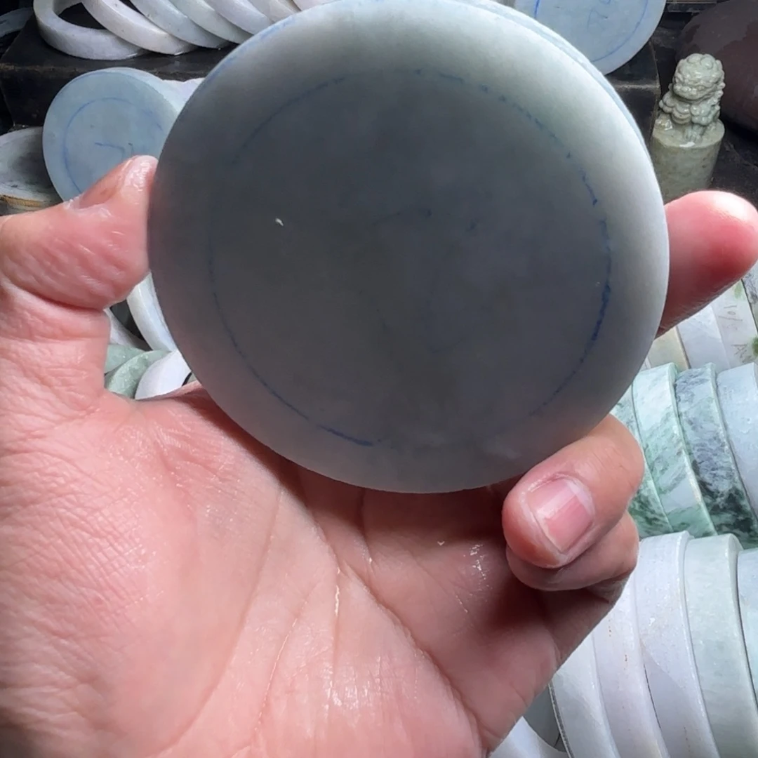 用***0定制翡翠未镶嵌翡翠手镯定制