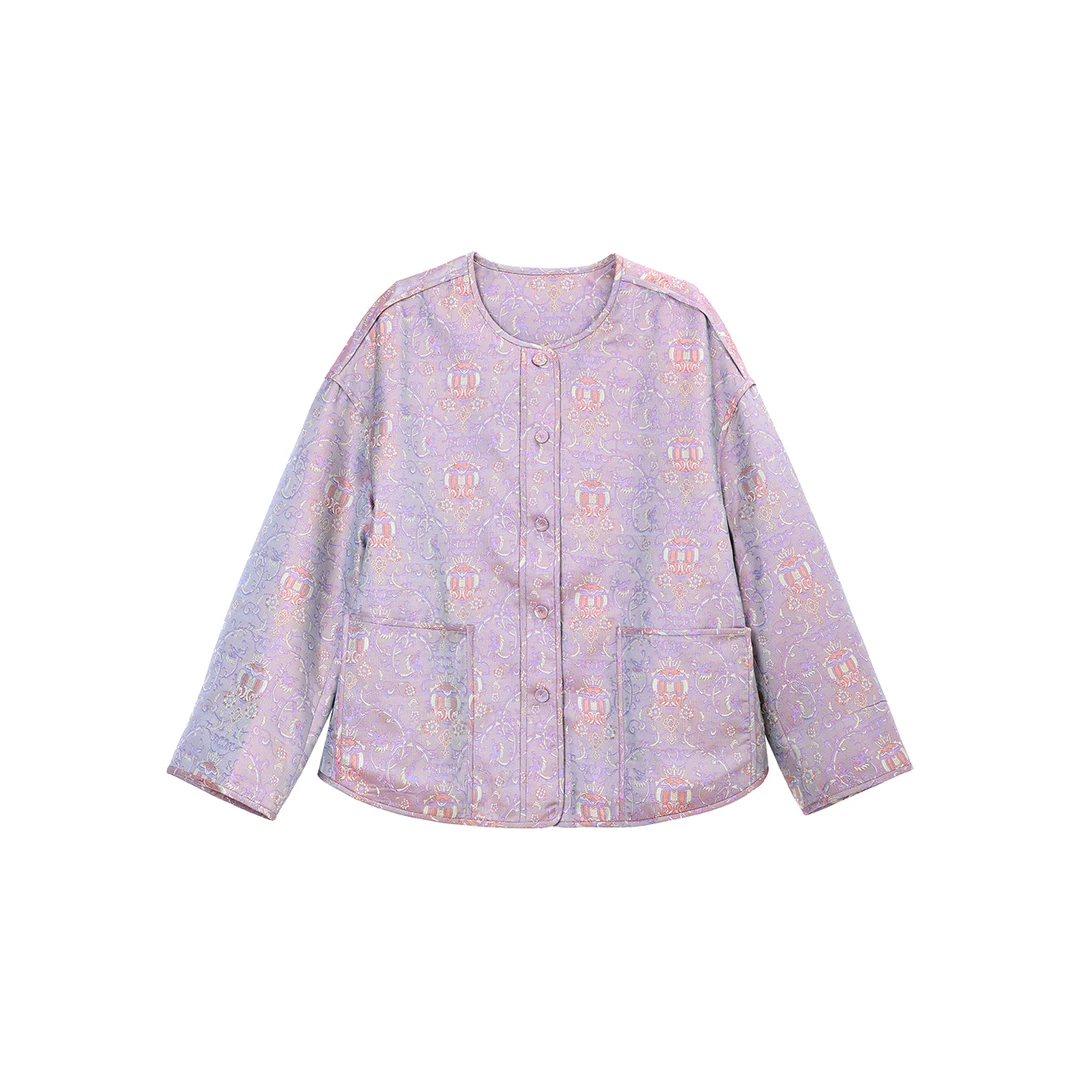 【岚岚专属】八宝琉璃盏蜀锦萝棉服 1196256