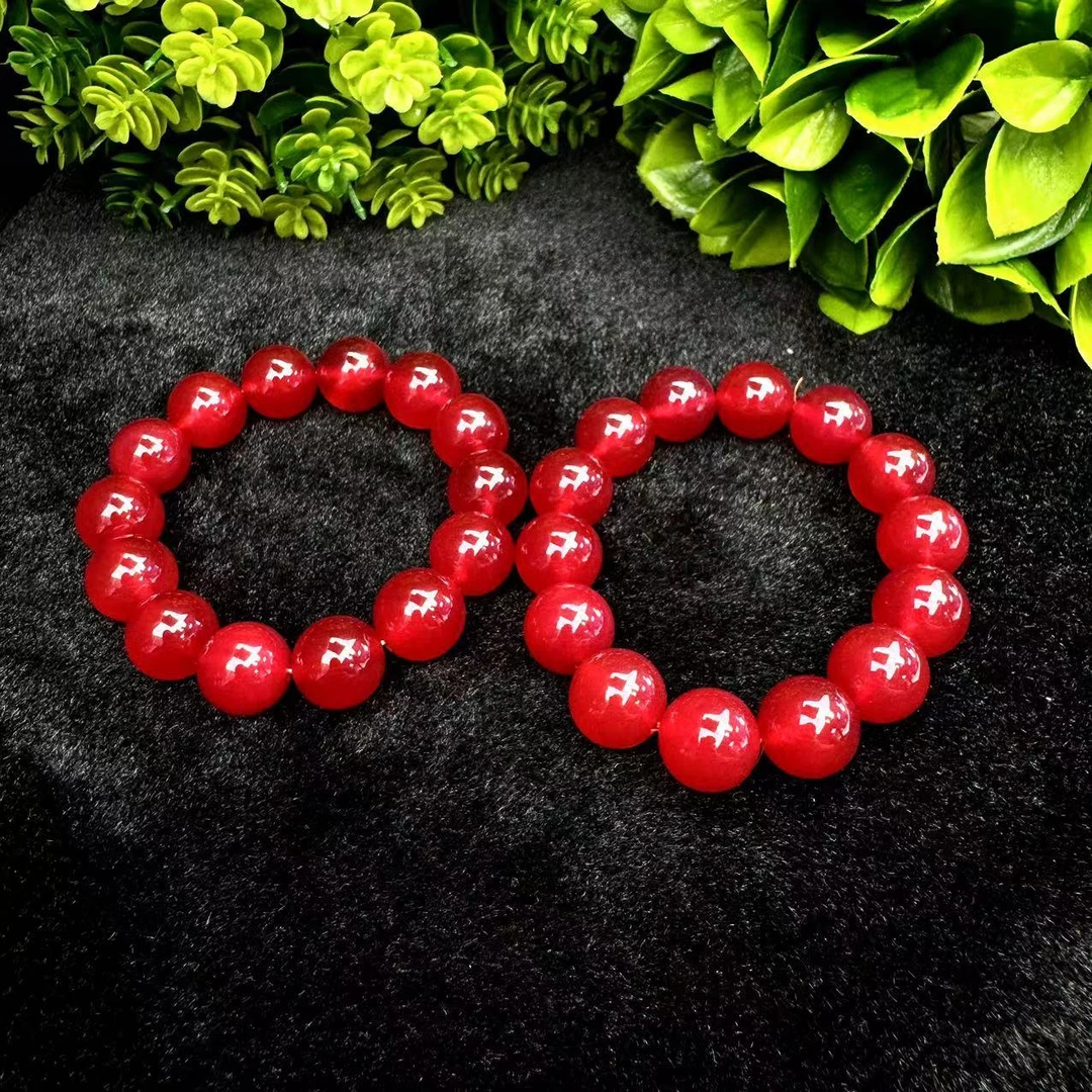 S1758【福嘟嘟】寰血厘子红玛瑙手串-送礼佳品-多样性发货发一件