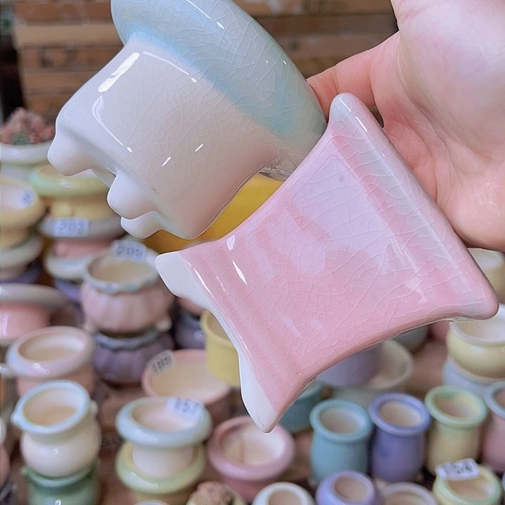 红陶陶瓷花盆当场满12包邮