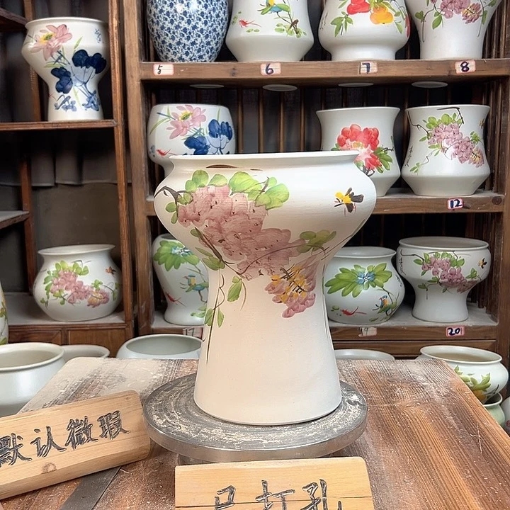 摆件火炬紫藤新款新款陶瓷