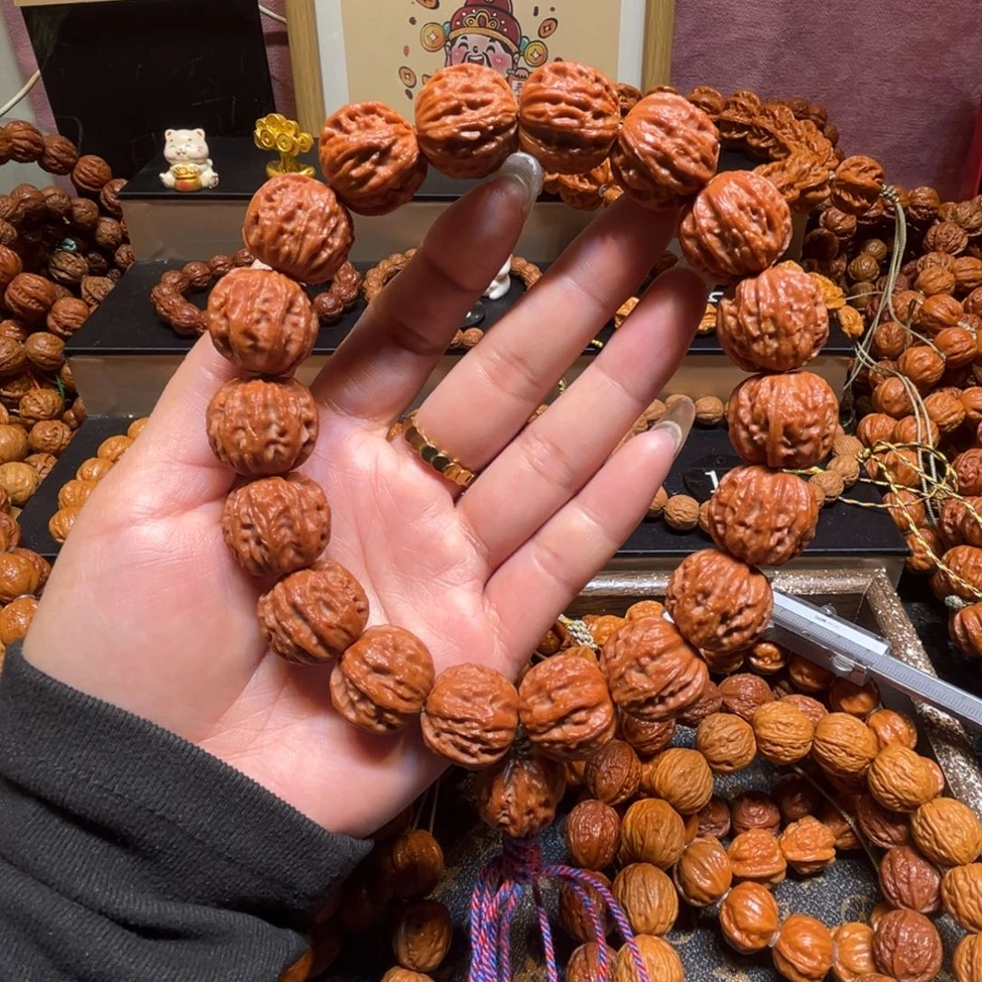 文玩核桃手串粗筋