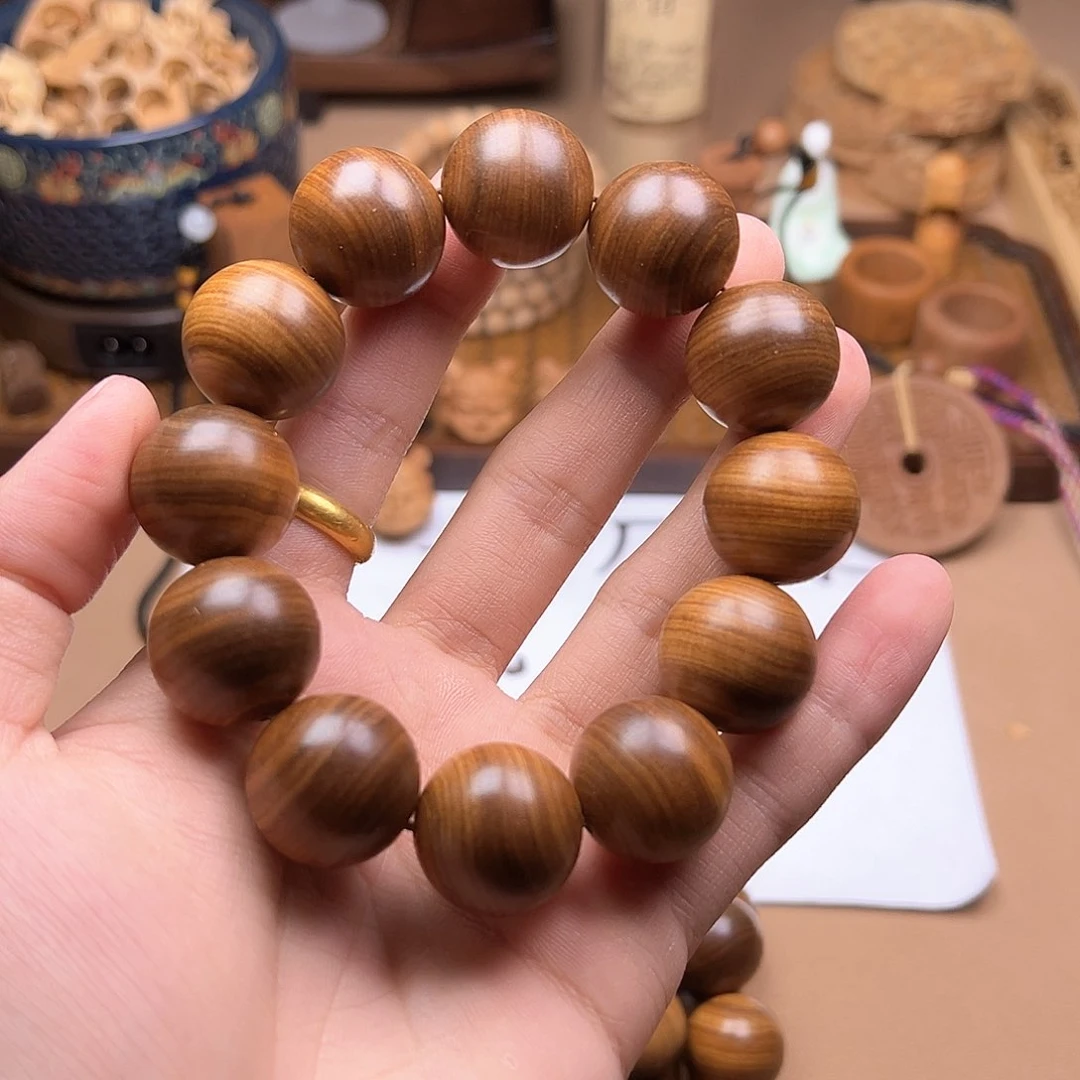 檀香木手串/手链2.0 横纹沉水满纹 毕业