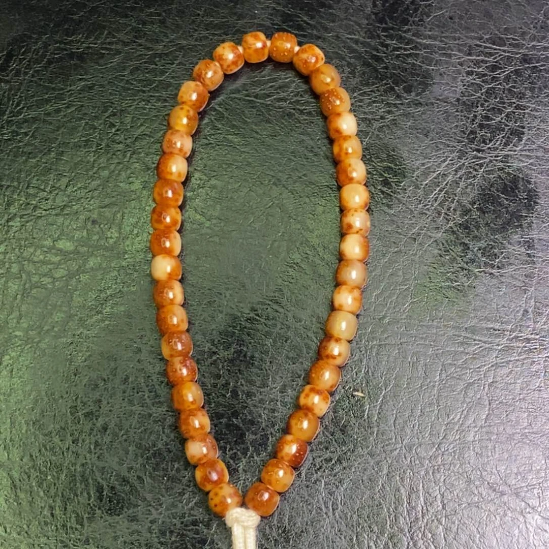 星月菩提吊坠星月菩提粉冰糯手持