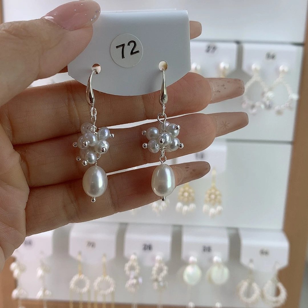 未镶嵌耳饰淡水珍珠