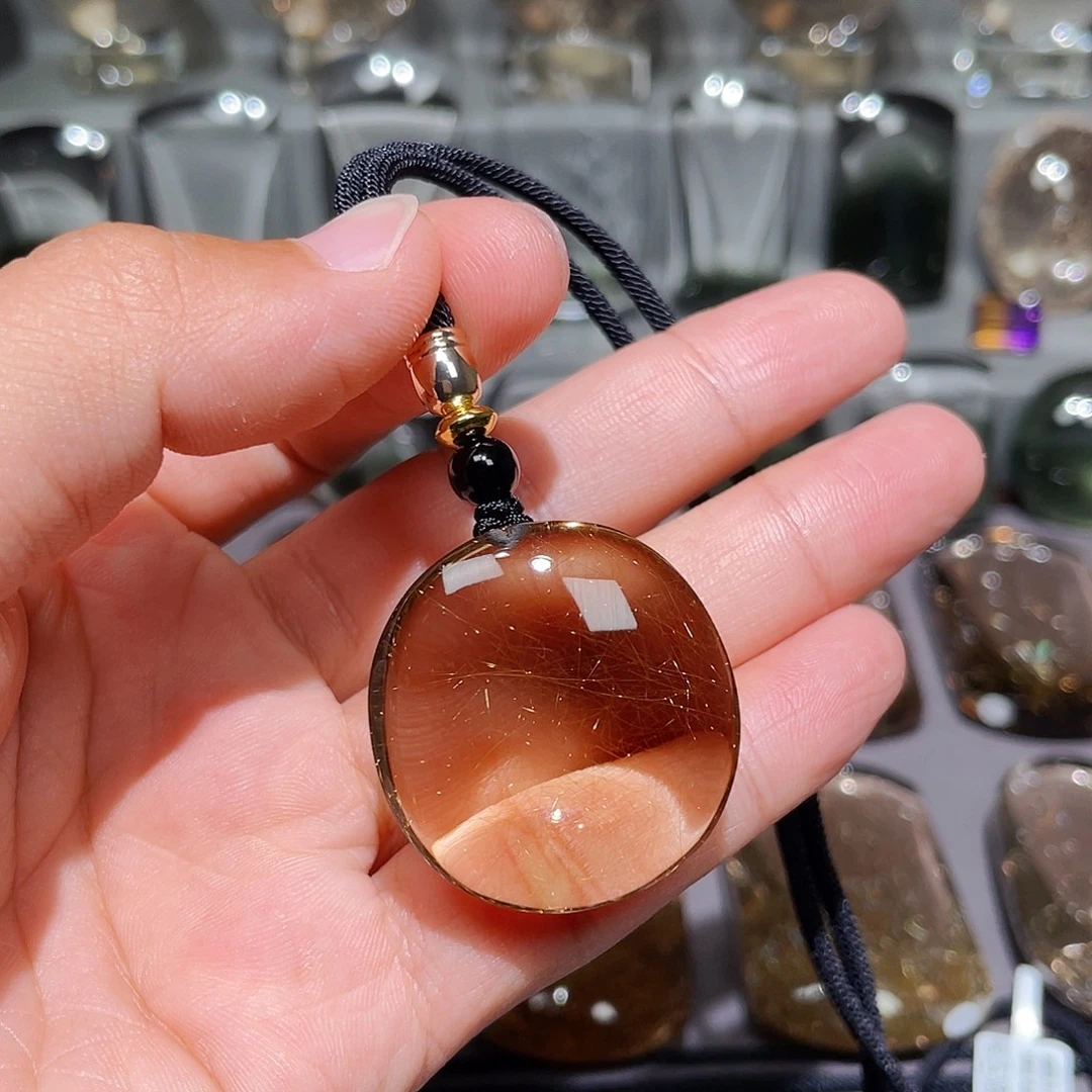 十***二水晶未镶嵌颈饰挂件