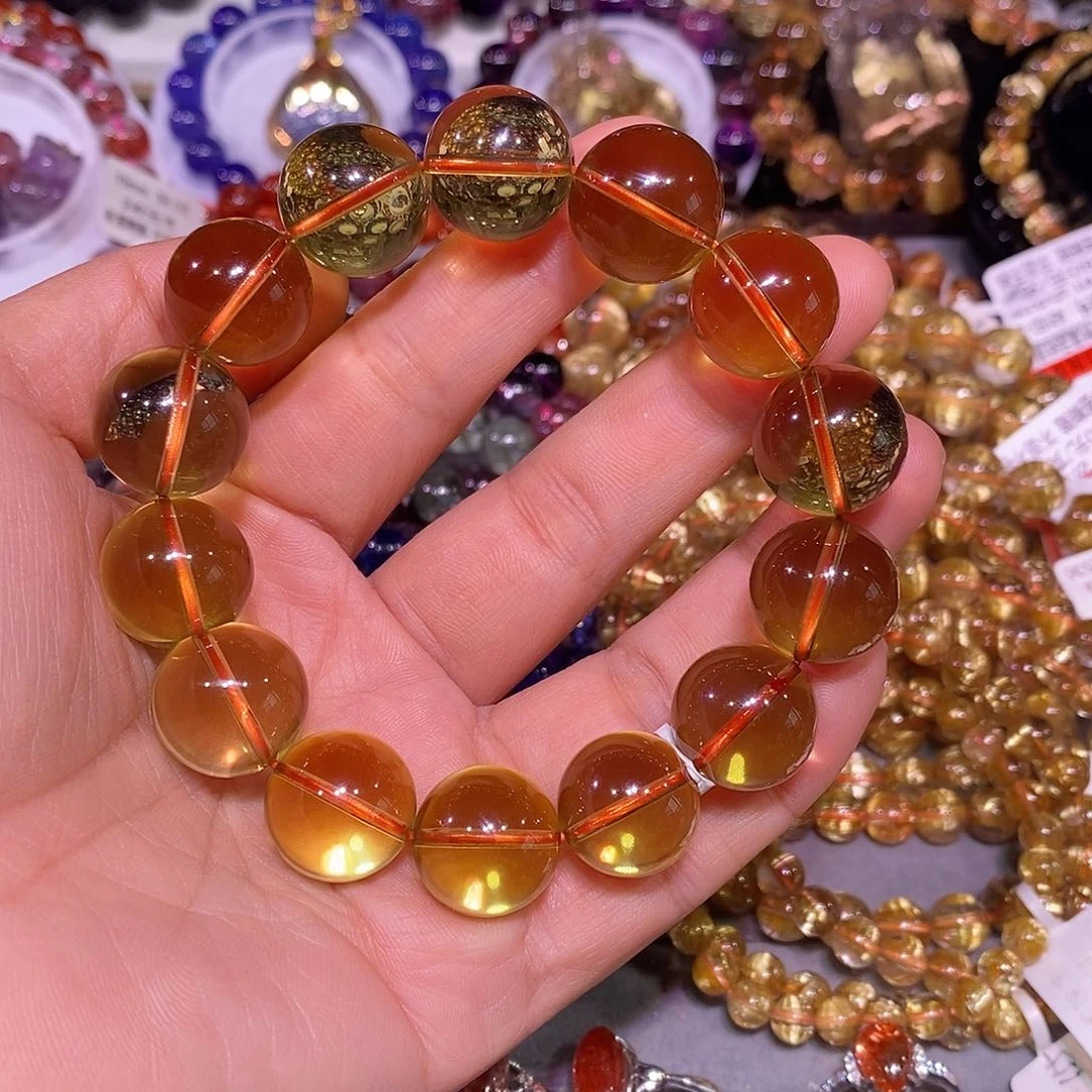 未镶嵌手链水晶黄水晶16