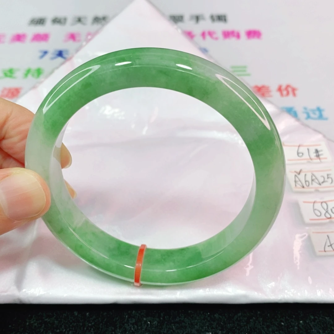 未镶嵌手镯翡翠61圈口正圈